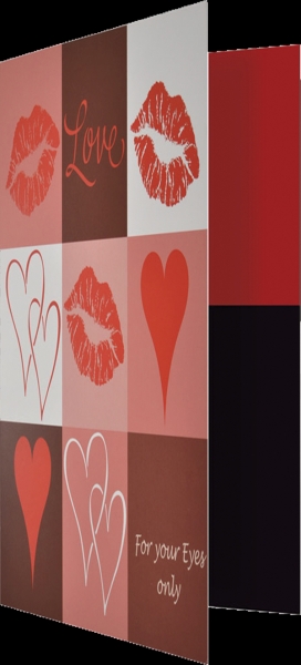 25 Portraitmappen "Akt & Dessous" für Fotos 13x18 cm